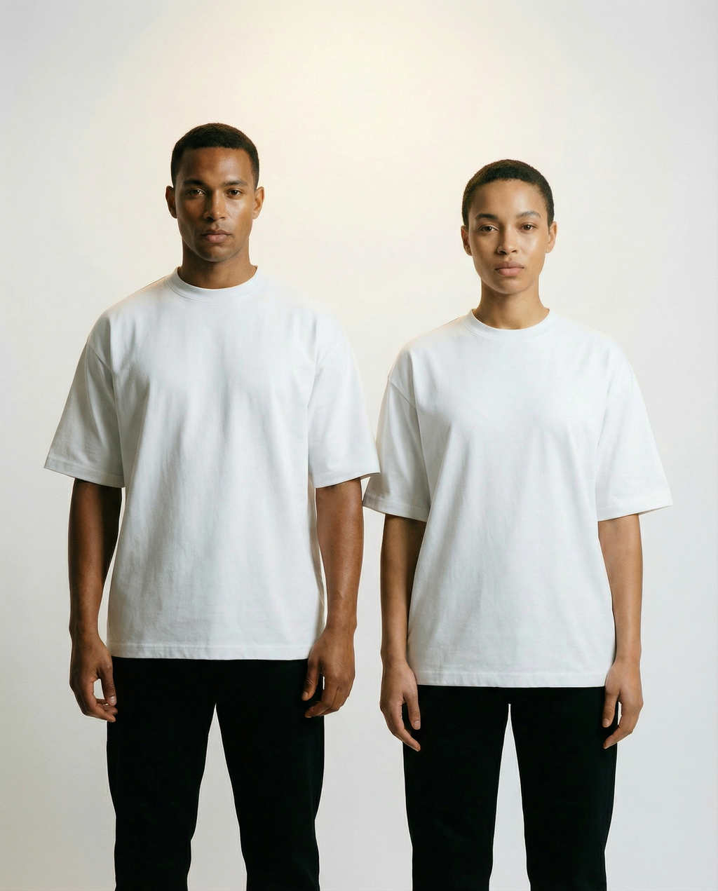Men Behind Oversized Plaint T