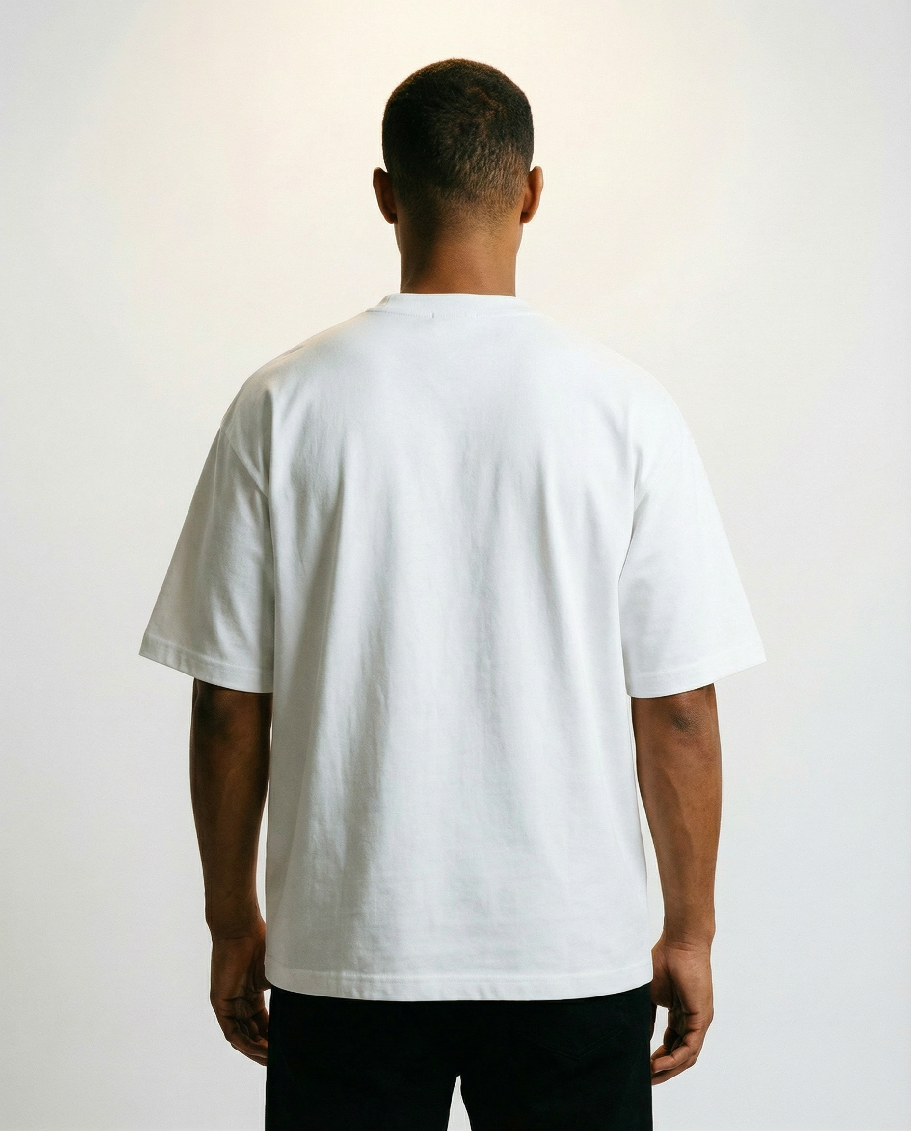 Men Behind Oversized Plaint T