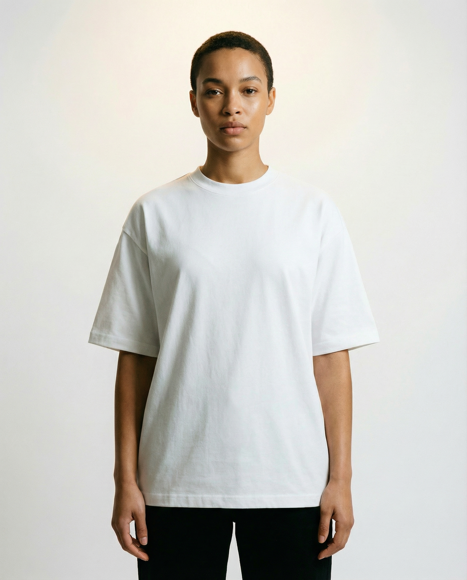 Men Behind Oversized Plaint T