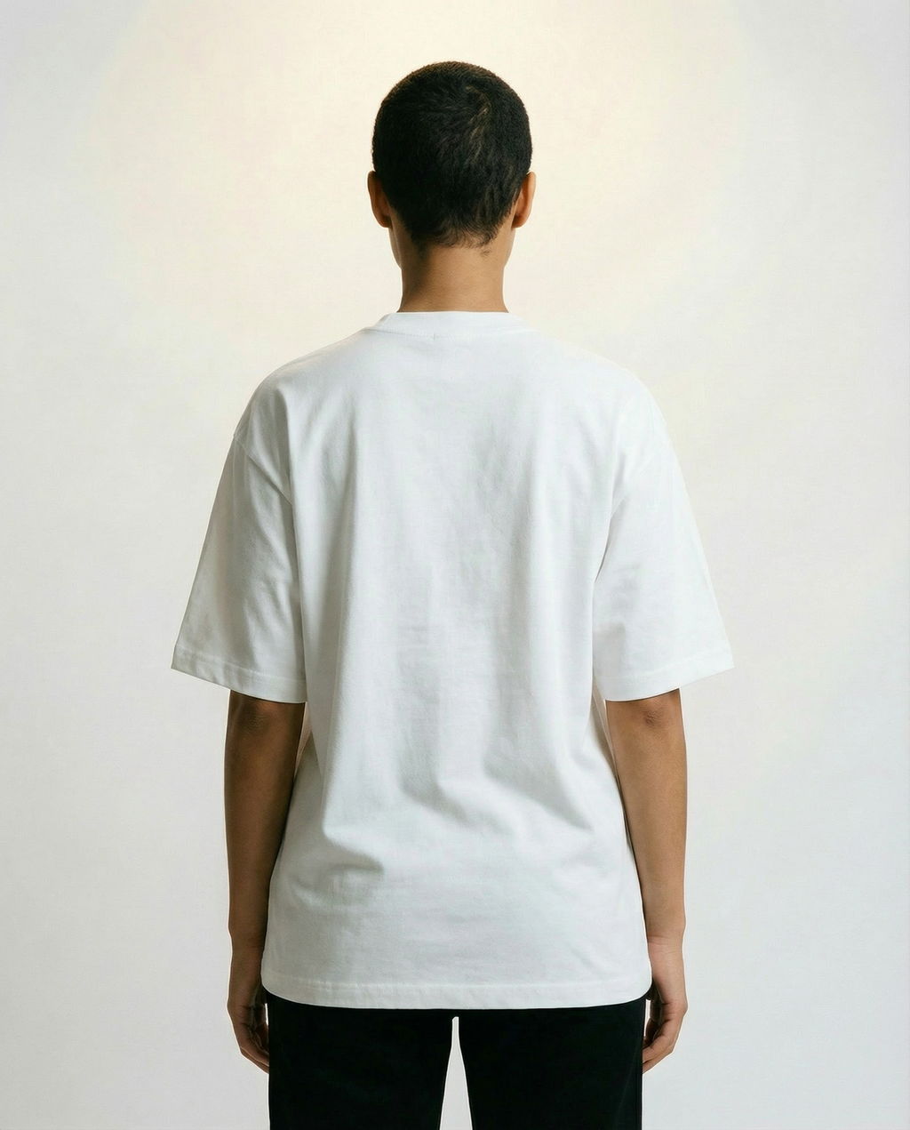 Men Behind Oversized Plaint T