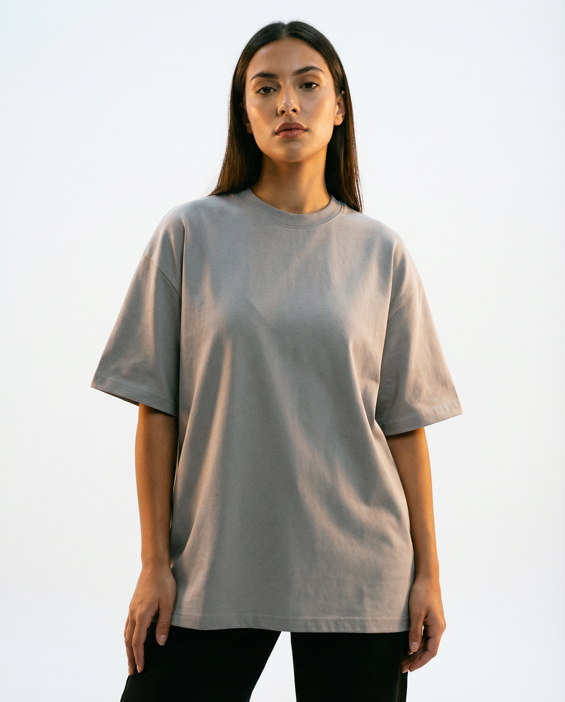 Men Behind Oversized Plaint T