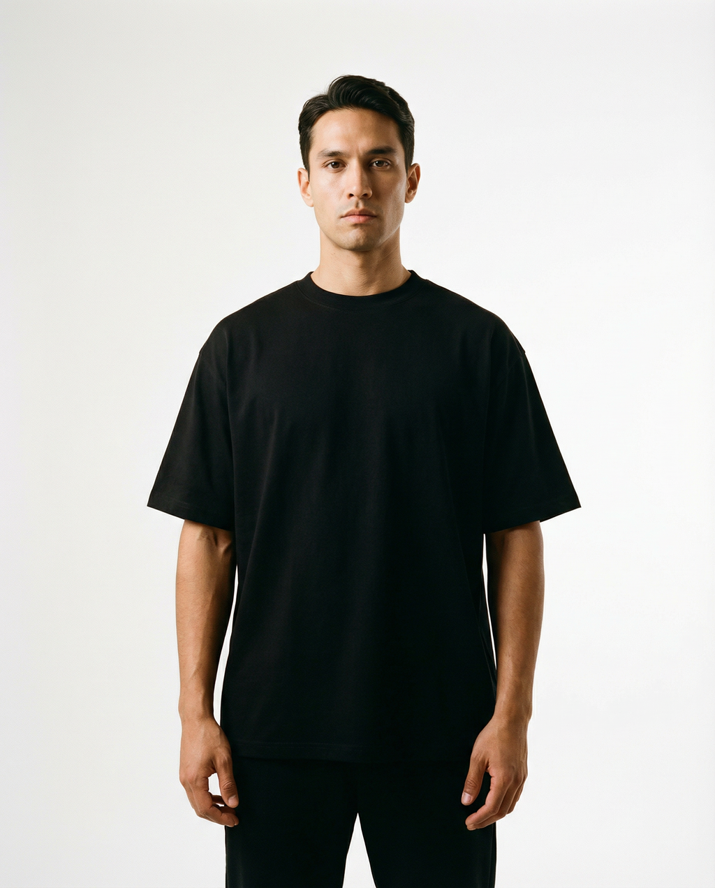 Men Behind Oversized Plaint T