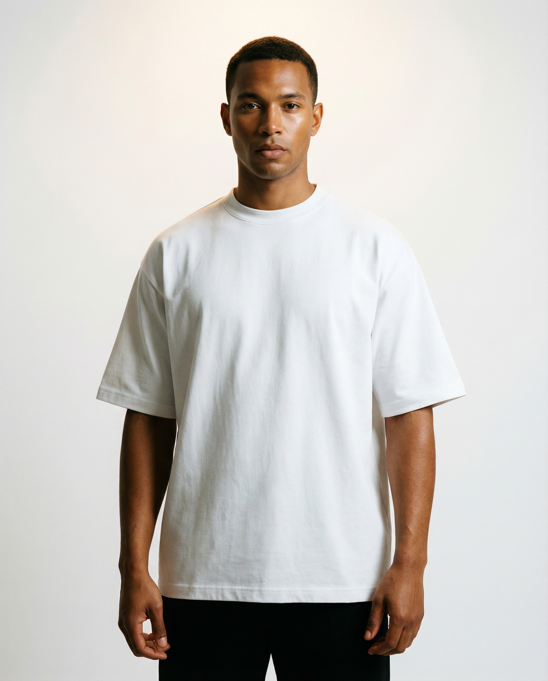 Men Behind Oversized Plaint T